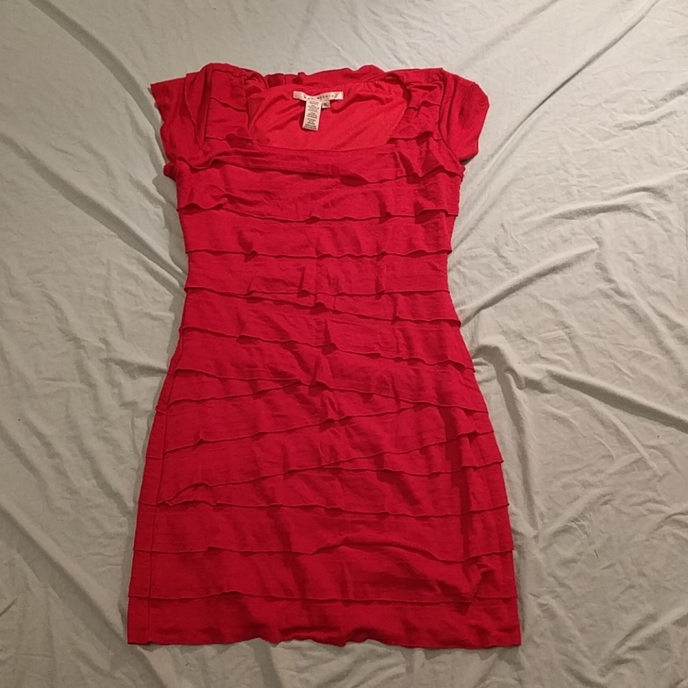Tight little red dress